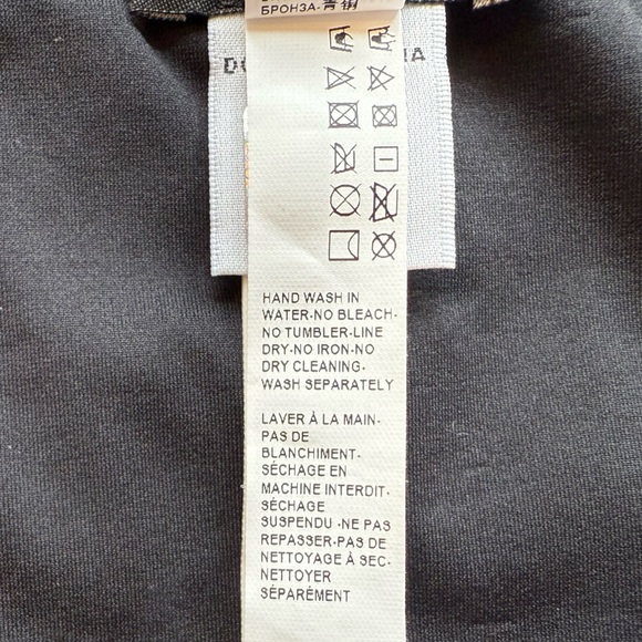 DOLCE & GABBANA Men’s Swim Briefs With DG Hardware In Black Size L - Picture 11 of 12